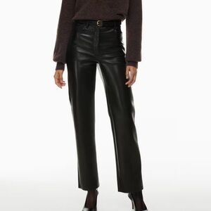 Aritzia Wilfred Melina leather pants